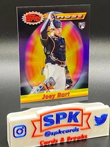 2021 Topps Finest Flashbacks JOEY BART BLACK REFRACTOR 9/25 GIANTS RC #115 - Bild 1 von 2