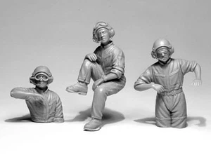 Modelo Victoria 1/35 Italiano Moderno AFV Crew (3 Figuras con Micrófonos PE) 0004 - Imagen 1 de 1