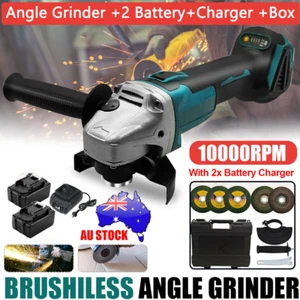 homiyRus Cordless Brushless Angle Grinder 125mm Replace For Makita 18V Battery - Picture 1 of 12