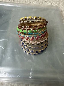 22 Set Of Bangles Stacking Bangle Handmade Lovely Bangle For Girls - Picture 1 of 6