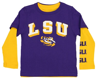 Outerstuff NCAA Toddlers LSU Tigers For the Love of the Game 3 in 1 Tee Combo - Image 1 of 3
