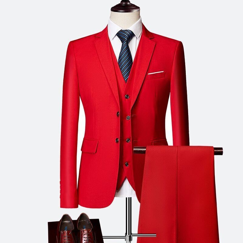 Sets Wedding Dress 3 Piece Suit Coat Trousers