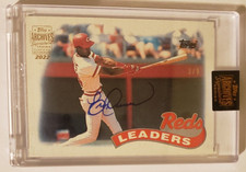 2022 Topps Archives Signature Series Eric Davis 1989 Leaders Autograph #'d /9
