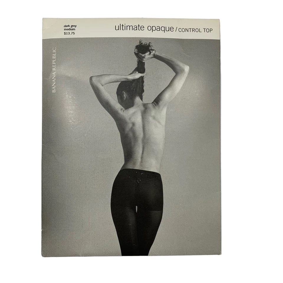 NUEVAS Medias Top Banana Republic Gris Oscuro Ultimate Control Opaco Talla Mediana Foto 1 de 2