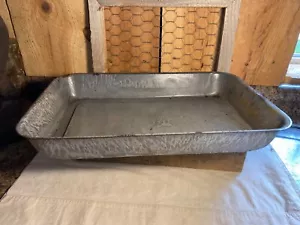 Torta/pentola per arrostire granito schizzi grigi vintage - Foto 1 di 7