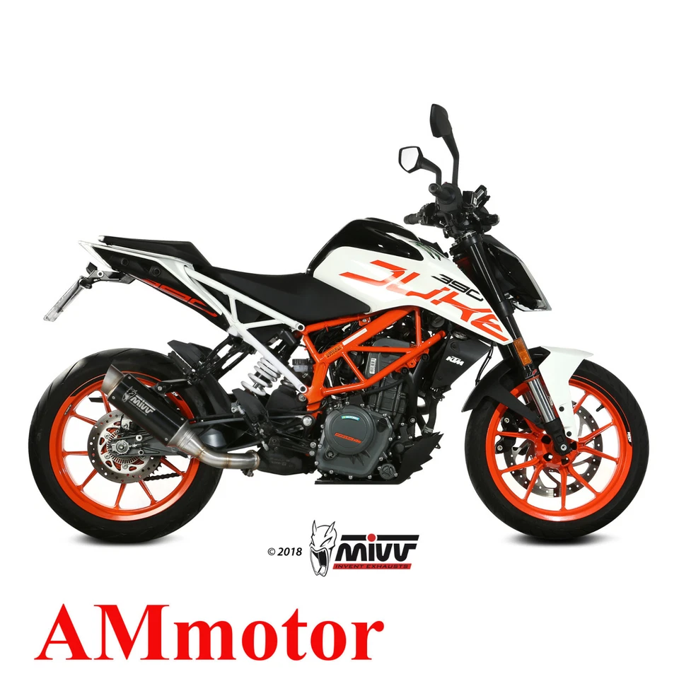 MIVV Auspuff Hom Gp-pro Stahl schwarz KTM 125 Duke 2020 20