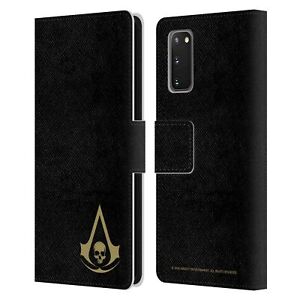 ASSASSIN'S CREED BLACK FLAG LOGOS LEATHER BOOK WALLET CASE FOR SAMSUNG PHONES 2