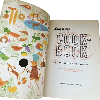 Esquire Cookbook Vintage Mid Century Recipes HC/Illustrated /1955 - Image 1 of 4