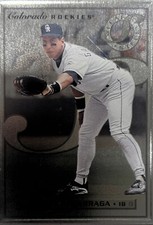 1996 Leaf Steel Andres Galarraga Colorado Rockies #64 NMMT