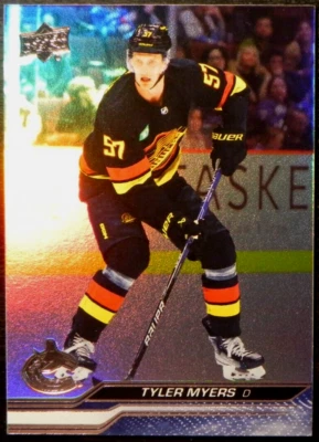 2023-24 23/24 Upper Deck SILVER FOIL #642 Tyler Myers Vancouver Canucks - Image 1 of 2