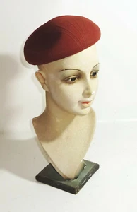 Vecchio cappello donna taglia 52 true vintage! - Foto 1 di 3