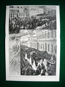 Trasporto salme dei caduti di Lafonè a Civitavecchia e a Genova nel 1897 - Picture 1 of 1