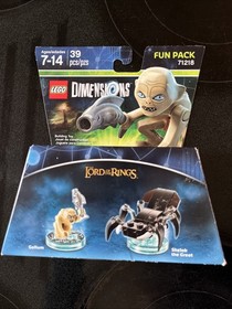 LEGO Dimensions Lord of the Rings Fun Pack 71218  Gollum & Shelob w/ box