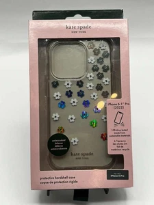 Kate Spade Hartschalenhülle nur für iPhone 14 Pro (6,1") - klare Streublumen - Bild 1 von 3