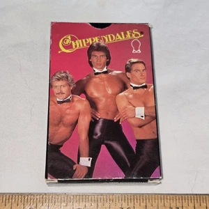 Chippendales Glamour männliche Tänzerin Poker Spielkarten 1986 FREE ENTRY PASS - Bild 1 von 10