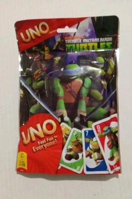 UNO Teenage Mutant Ninja Turtles Card Game New Mattel 2013 Edition TMNT Collect - Image 1 of 3