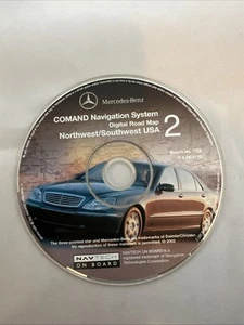 2000-2003 Mercedes Benz Comand Navigation DVD #2 Northwest/Southwest USA OEM - Picture 1 of 4