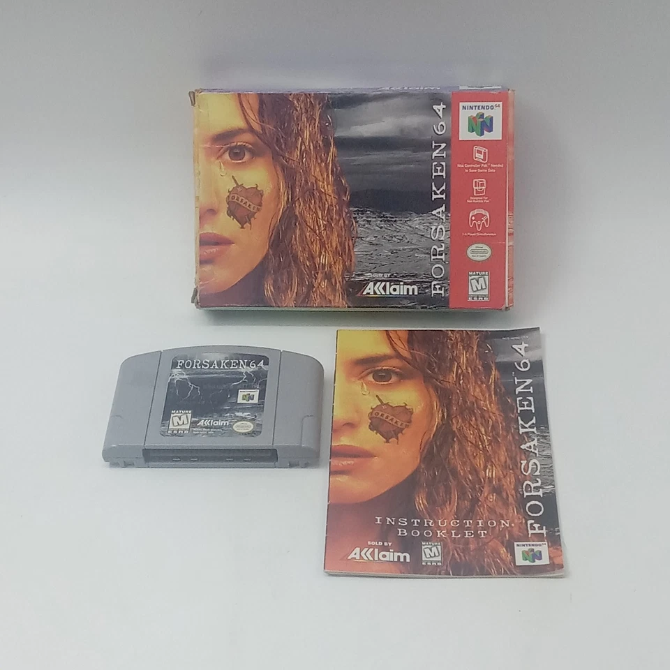 Forsaken 64 Nintendo 64 N64 Complete In Box CIB With Manual Tested - Image 1 of 4