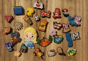 Lot of 59 Shoe Charms Compatible w/Crocs. Official And Unofficial Disney Etc - Picture 1 of 8