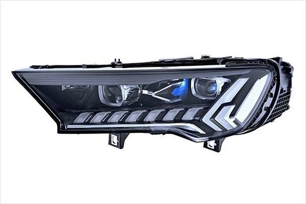 Audi Q7 Headlight Left LED Matrix Laser Animation 20- Headlamp OEM Hella — 第 1/1 张图片