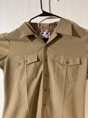 Vintage Flying Cross Short Sleeve Service Uniform Men’s Size Large USA Made - Image 1 of 4