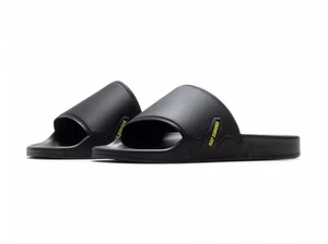 Raf Simons Astra Slide Negro Chanclas Flip Flops Badelatschen Zapatos 41 US 8 - Imagen 1 de 7