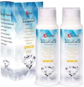 Diamond Painting Sealer 2 Pack 240ML 5D Glue 8OZ, Clear - Picture 1 of 7