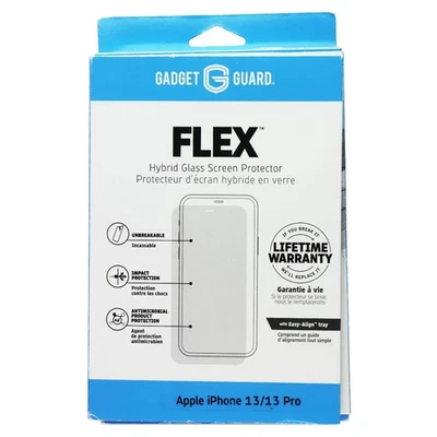 Protetor de tela de vidro híbrido flexível Gadget Guard para iPhone 13 e iPhone 13 Pro - Imagem 1 de 2