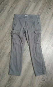 Goodfellow Cargo Pants Mens 34x30 Gray Outdoor Work wear Stretch Classic Comfort - Picture 1 of 7