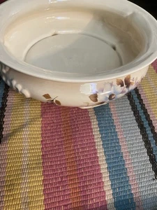 MCM Haeger USA Pottery Bowl Planter Ceramic Floral Rare #4293 3.5”Hx 10.5”W - Picture 1 of 11