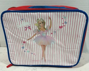 Vintage 1997 — Barbie Thermos Lunch Box Soft Sided Insulated "Ballet" Lunch Bag - Picture 1 of 1