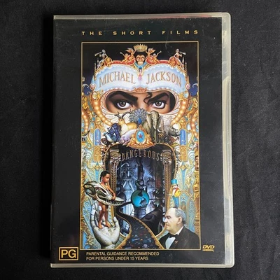 MICHAEL JACKSON-DANGEROUS THE SHORT FILMS - R4 MUSIC DVD 1993  - Image 1 of 2