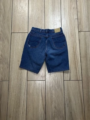 Vintage 90's Lee Jean Shorts Men's Size 32 Made In USA Dark Wash Blue Short - Image 1 of 4