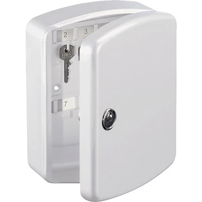 BURG-WÄCHTER Schlüsselschrank Key Box, mit 24 Haken, Stahl weiß - Bild 1 von 2