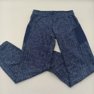 Sports Illustrated Pants Girls Medium Blue Logo All Over Print - Picture 1 of 5