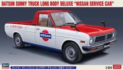 1/24 Datsun Sunny Truck Long Body Deluxe “Nissan Service Hasegawa Plastic Model - Image 1 of 2