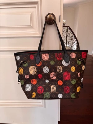 Louis Vuitton  X Fornasetti Monogram Cameo Neverfull MM Tote Bag - Image 1 of 4