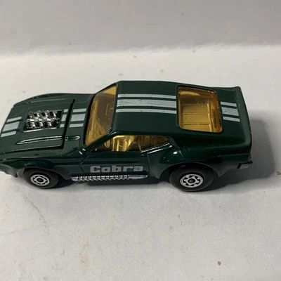 1972 Lesney Matchbox SuperFast Boss Mustang Cobra Green  VINTAGE - Image 1 of 4
