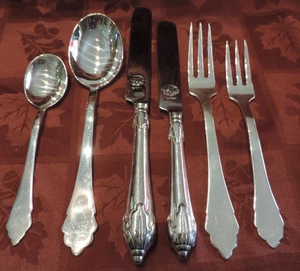 6 PC Set The Source Perrier Collection 1997 Silverware Serving Flatware Nice #2 - Picture 1 of 5