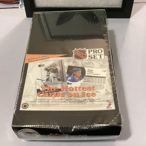 1991-92 NHL Pro Set Series 1 Hockey Factory Sealed Box 36 Packs (English) - Neu - Bild 1 von 2