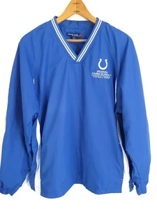 Indiana Farm Bureau Football Center Jacket Men's Large Blue Sport Tek Pullover - Picture 1 of 13
