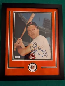 Brooks Robinson Signed Framed 8x10 Photo Baltimore Orioles JSA COA - Picture 1 of 3