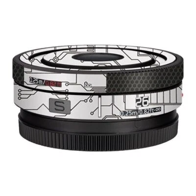 Recubrimiento de calcomanía Mebont para lente Panasonic S 26 mm F8 pegatina envoltura de vinilo capa de película Foto 1 de 4