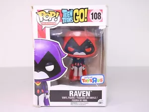FUNKO POP TEEN TITANS GO! FIGURA RAVEN (ROSSO) #108! ToysRus See Pics Grado B- - Foto 1 di 14