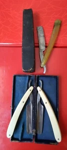Two Vintage"FLIC" Cut Throat Razors(Boxed)+1 Joseph Elliot In original Box - Picture 1 of 13