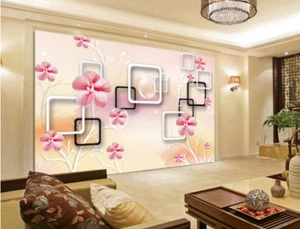 3D Pink Petal Frames 8 Wall Paper Murals Wall Print Wall Wallpaper Mural AU Kyra - Picture 1 of 6