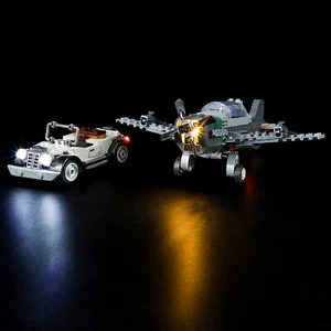 LED Light Kit for LEGOs Indiana Jones Fighter Plane Chase 77012 - Picture 1 of 7