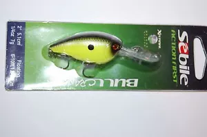 sebile action first bull crank bass crankbait 2" yellow shad 1/4oz 6'-10' - Picture 1 of 4
