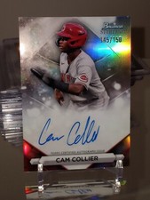 2023 Bowman Sterling Cam Collier silver refractor Auto RC #145/150 REDS!