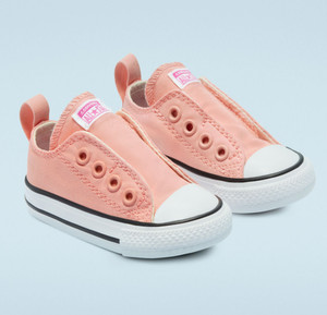 orange baby converse